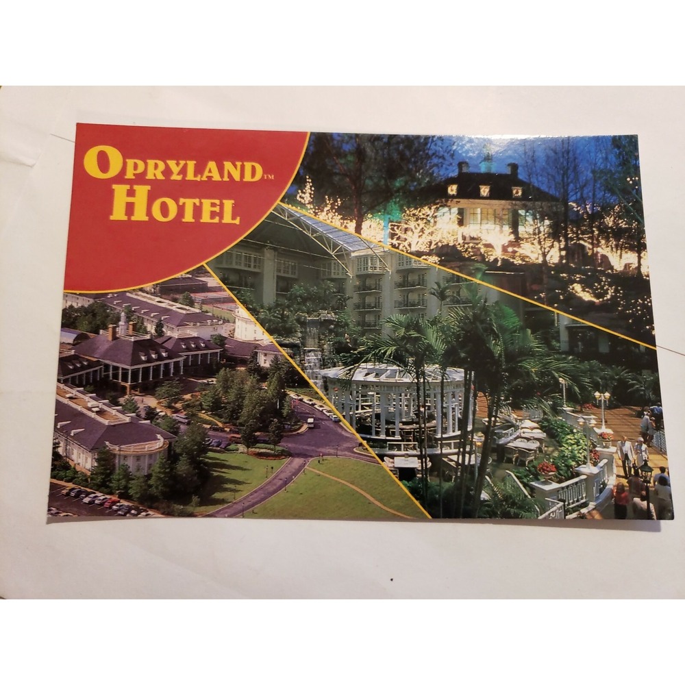 Vintage RPPC Postcard Nashville Tennessee Opryland Hotel Unused 1994 OL-135